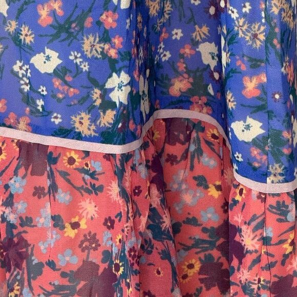 Modcloth Floral Polyester Flowy Shift Dress NWOT - Women’s US XL - Picture 5 of 8